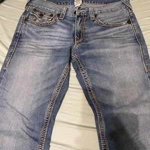 Mens True Religion Jeans -"Ricky Big QT" - 36X30 - Super Nice!